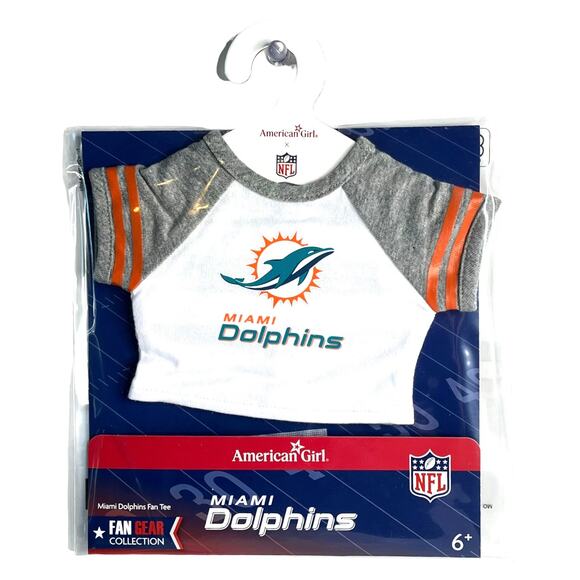 American Girl Doll NFL Miami DOLPHINS FAN TEE + STARRY JEGGINGS Football Outfit! - Picture 6 of 13